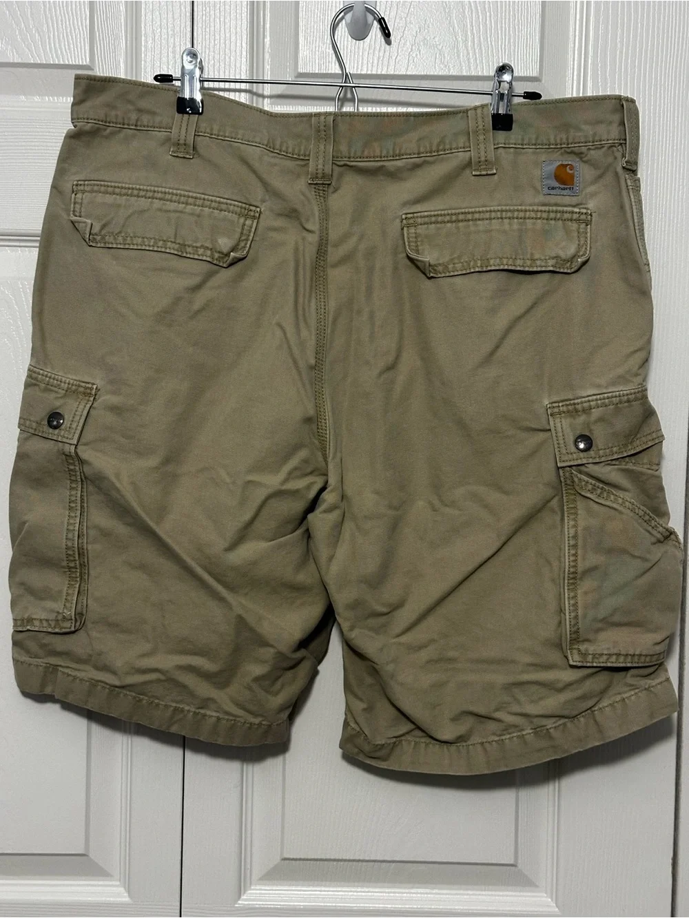 Carhartt Men's Cargo Work Shorts Original Fit Tan Size 40 (Fit like a 38) VGUC